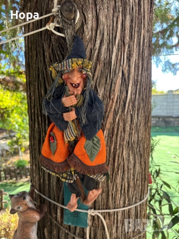 Висяща Баба Яга 30см., снимка 11 - Декорация за дома - 52263944