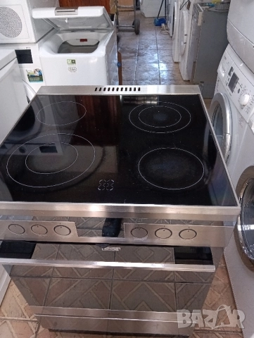 Иноксова свободно стояща печка с керамичен плот Gram с 2 години гаранция!, снимка 5 - Печки, фурни - 52428208