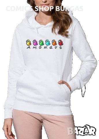 Суитчъри за двойки AMONG US, снимка 2 - Суичъри - 31573299