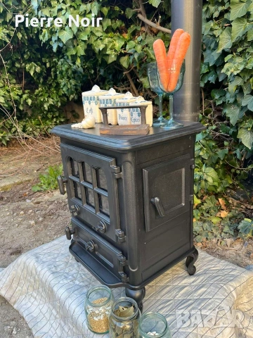 Чугунена печка на дърва 8kW, снимка 3 - Отоплителни печки - 54167314