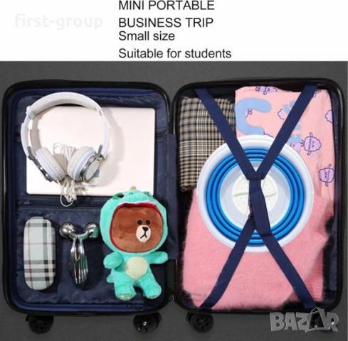 Мини перална подходяща за къмпинг, общежития, пътувания, снимка 6 - Перални - 53047777