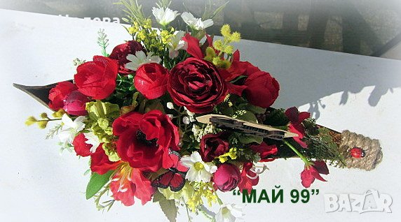 Пролетни цветя на кора, снимка 4 - Подаръци за жени - 44339110