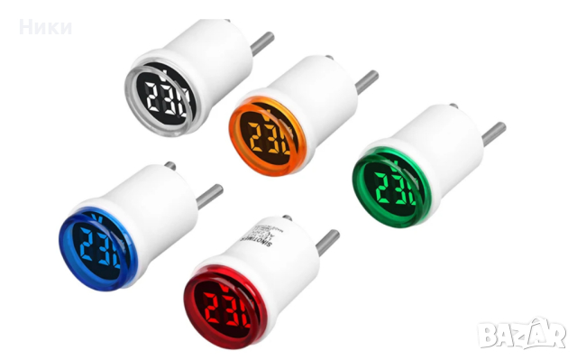 30 мм AC 230V волтметър с LED цифров дисплей , снимка 4 - Друга електроника - 44732333