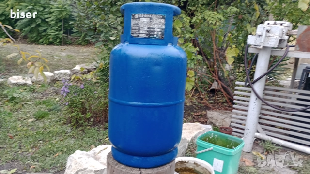 Газова бутилка за битова употреба, използвана