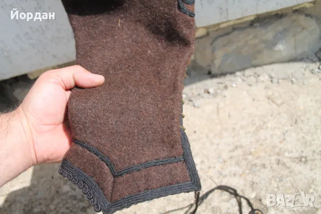 Вълнено елече с потури от народна носия, снимка 16 - Антикварни и старинни предмети - 50007354