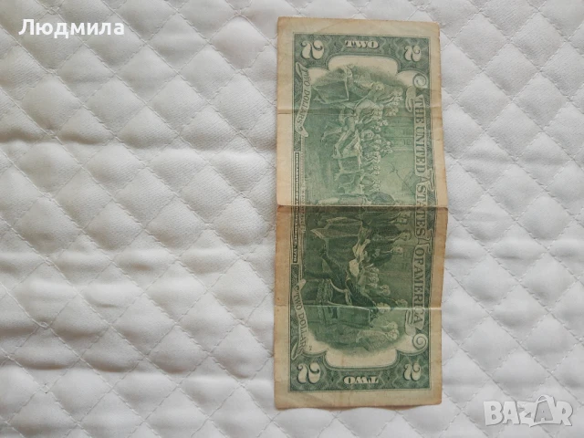 Банкнота 2 $,рядка,1976 година