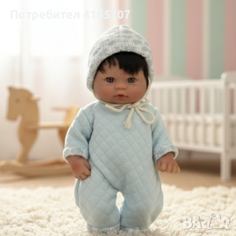 Бебе кукла 25 см с подвижни ръце и крака – идеален подарък за малките грижещи се сърца, снимка 7 - Кукли - 52841279