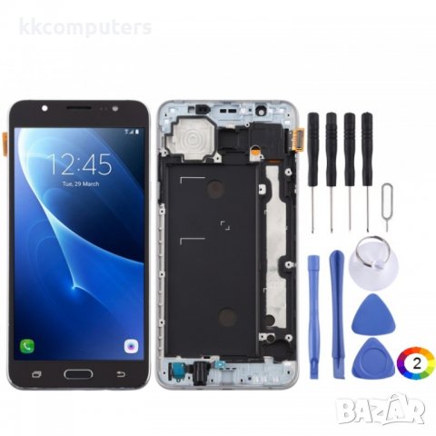LCD Дисплей и Тъч Скрийн с Рамка за Samsung Galaxy J7 (2016) / J710F