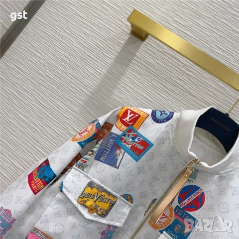 Уникално Яке Горнище LV Louis Vuitton дамско спортно , снимка 5 - Якета - 50304917