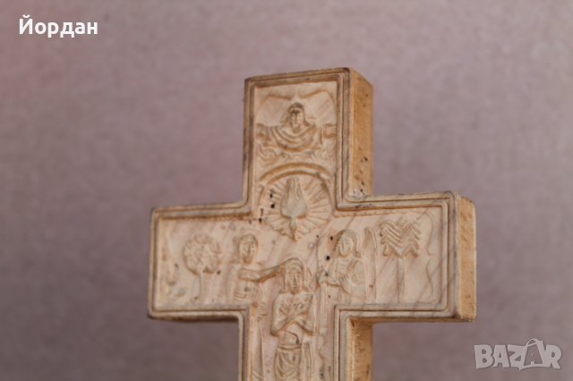 Стар напрестолен кръст , снимка 2 - Антикварни и старинни предмети - 36890631