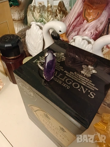 Авторски сребърен пръстен с натурален аметист , снимка 3 - Пръстени - 54030589