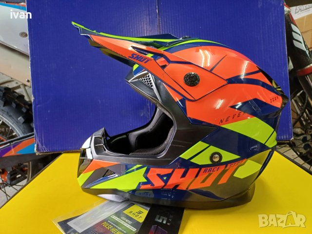 Каска Shot cross enduro шлем ктм sxf , снимка 7 - Мотоциклети и мототехника - 42430199