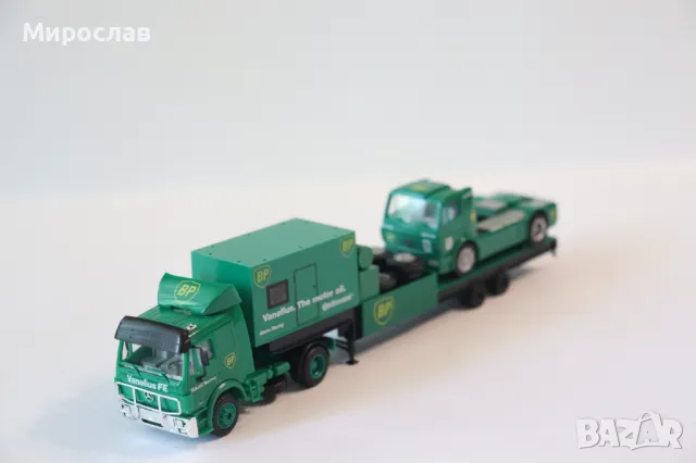 HERPA / WIKING 1:87 H0 MERCEDES BENZ КАМИОН TIR МОДЕЛ, снимка 10 - Колекции - 50164424