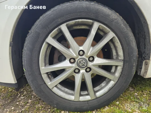 Оригинални джанти 17" , 215/55/17 OEM TOYOTA AVENSIS T27 2.0 D-4D КОМБИ 2014, снимка 4 - Гуми и джанти - 56116366