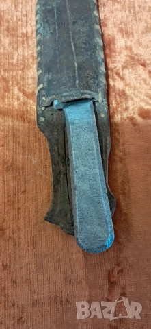 Стар нож с кания, снимка 2 - Колекции - 51851056