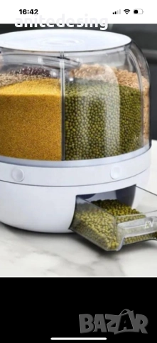 Кухненски органайзер за зърнени храни, снимка 3 - Аксесоари за кухня - 52107996