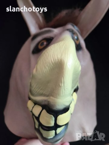 Силиконова маска на магарето на Шрек, снимка 4 - Други - 48650527