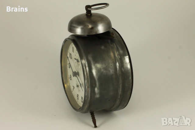 FMS Стар Немски Будилник Отлично Работещ, снимка 5 - Антикварни и старинни предмети - 51867582