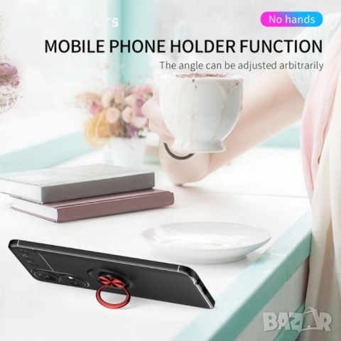 Huawei Honor Play 30 Plus Удароустойчив Ring Holder Калъф и Протектор, снимка 13 - Калъфи, кейсове - 52581475