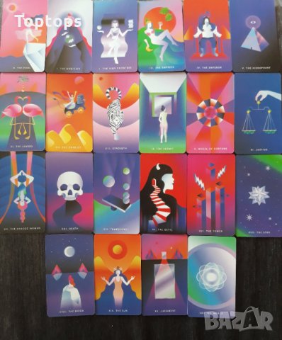 Таро карти, различни от масовите: Linestrider Tarot & Mystic Mondays & Ink Witch Tarot, снимка 12 - Други игри - 32863575