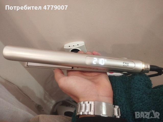 Cien преса и топла четка за коса комплект, снимка 6 - Преси за коса - 53995945