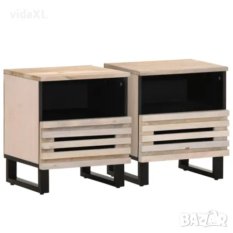vidaXL Нощни шкафчета, 2 бр, 40x34x46 см(SKU: 377473)