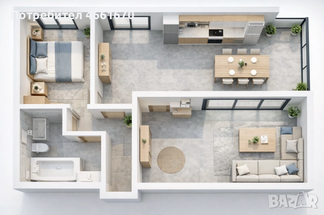 Двустаен апартамент в Асеновград! 