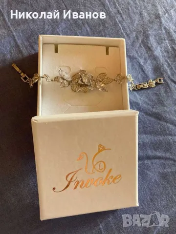Гривна InVoke с бяла позлата, снимка 3 - Гривни - 48092816