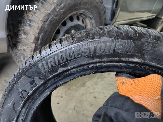 2бр.зимни гуми BRIDGESTONE 245 45 18 DOT25 цена за брой, снимка 4 - Гуми и джанти - 55779855