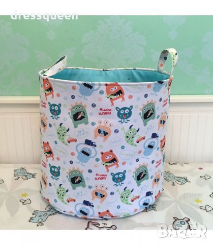 3054 Текстилен и сгъваем кош за детски дрехи и играчки, снимка 11 - Други - 34251655