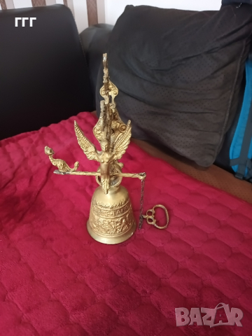 Месингова камбана за врата, снимка 6 - Декорация за дома - 44792499