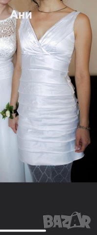 Бяла рокля елегантна