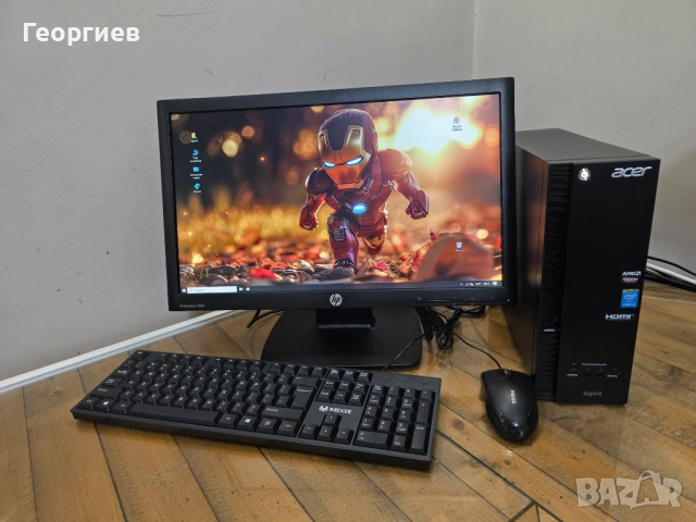 Компютър Acer Aspire XC-705 + монитор , клавиатура и мишка, снимка 5 - За дома - 53955928