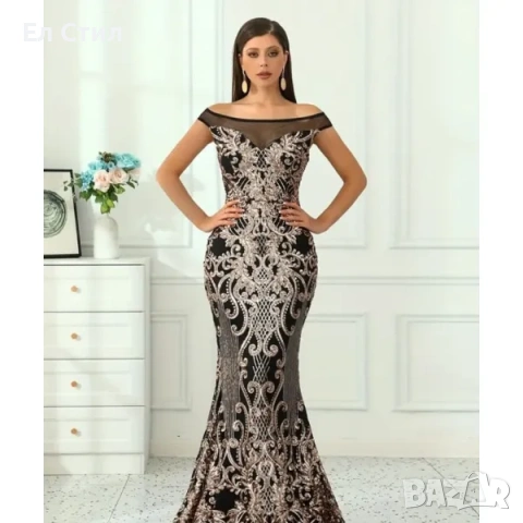 💕Бална рокля русалка с пайети