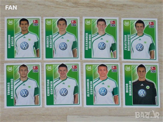 Комплект от 100 бр. футболни стикери от Бундеслигата TOPPS от сезон 2009/10, снимка 6 - Фен артикули - 25626916