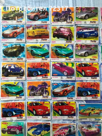 Картинки от дъвки турбо, снимка 2 - Колекции - 31486003