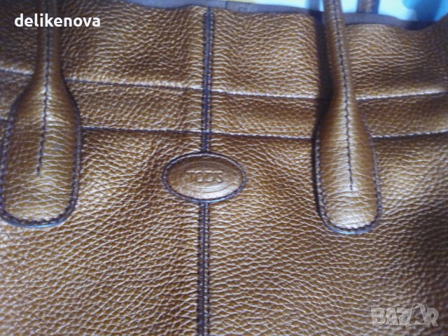 Tod's. Original.  Голям модел кожена чанта, снимка 5 - Чанти - 37197407