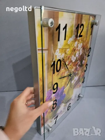 НОВИ! Красив Часовник- Картина! Страхотен подарък! Красив стенен часовник, снимка 2 - Стенни часовници - 47691134