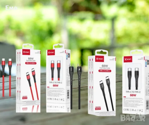 USB-C, кабел за  бързо зареждане, 60W, 1 Метър, SJX199CC, снимка 4 - Оригинални зарядни - 48476182