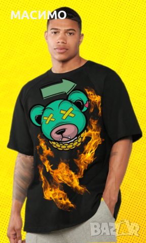 Свободна мъжка тениска , Oversize тениски , Мъжки,Хип Хоп, снимка 6 - Тениски - 44786764