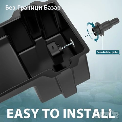 Нов Градински водопад за езеро 20 см преливник UV устойчив лесен монтаж, снимка 5 - Градински мебели, декорация  - 54054338