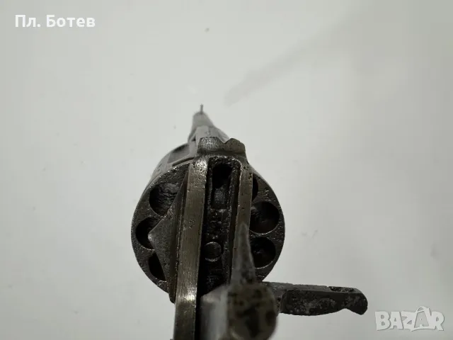 Много рядък девет заряден револвер, пистолет, снимка 4 - Антикварни и старинни предмети - 48981913