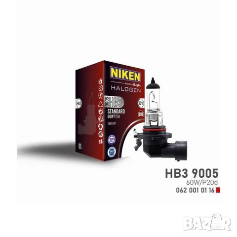 Niken 9005 крушка 12 V 60 W