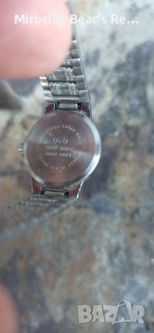 Класически часовник Q & Q Base Metal Water Resist , снимка 3 - Дамски - 37011899