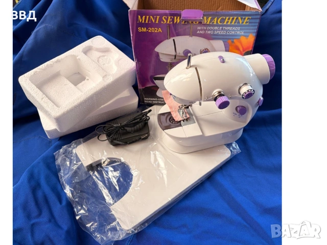 Малка електрическа шевна машина, снимка 2 - Други машини и части - 53003805