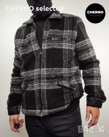 ALLSAINTS Phoenix карирано яке с цип – размер XL – ново с етикети, снимка 3 - Якета - 52886340