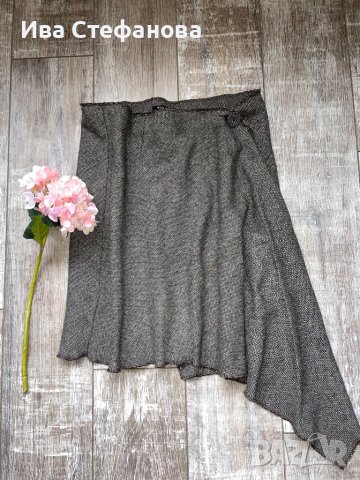 Зимна пола прегърни ме асиметричен модел, снимка 5 - Поли - 16468792