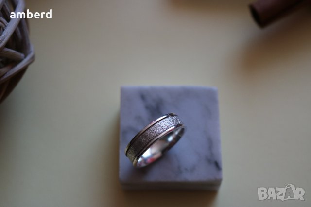 Много оригинална сребърна халка R089, снимка 7 - Пръстени - 29166266