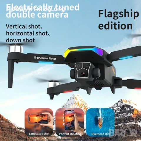 Ново. Топ промоция. Дрон M3 MAX Vision – 4K камера, 35 мин. полет, 5 км обхват. Гаранция 12 месеца , снимка 3 - Дронове и аксесоари - 51179310