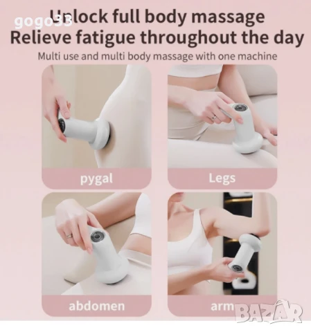 Масажор за Тяло и Оформяне – Шиацу и Вибрационен Ефект в Един Уред, снимка 3 - Масажори - 51082734